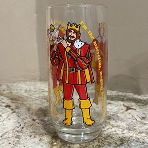 Vintage 1979 BURGER KING GLASS Tumbler “Magical Burger King" Collector's Series